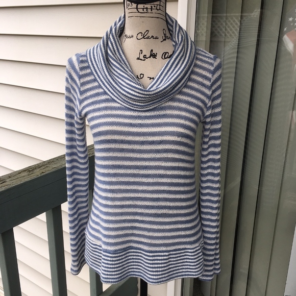 SPLENDID "Antwerp" Striped Cowl Neck Sweater - Picture 2 of 7